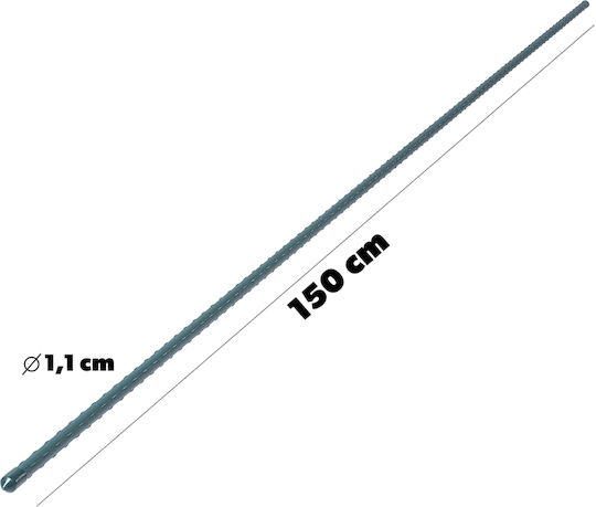 Kadax 5x Колче за растения 150см Поддръжка за домати и цветя, покрито стомана