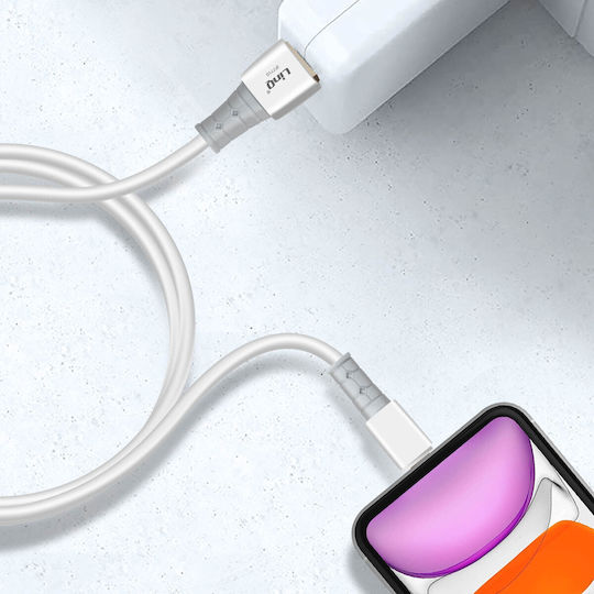 LinQ USB-A to Lightning Cable Λευκό 1.2m (IP7710)