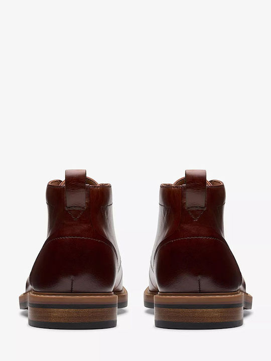 Leather Tabac Brown Men's Boots Anatomical