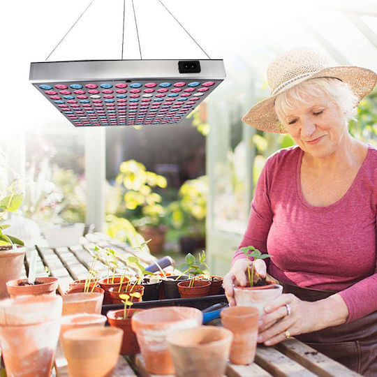 Lampă LED 15W Flippy pentru creșterea plantelor de interior, material ABS, agățătoare 25 x 25 cm, multicolor