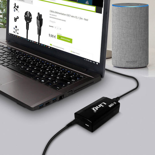 LinQ Universal Laptop Charger 120W 24V and with plug set