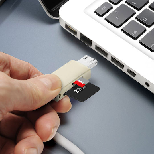 Akashi Четец на Карти USB 3.0 Type-C за /S/D/ / / / / / Сив