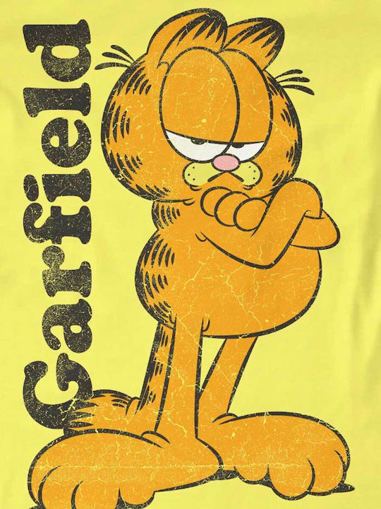 Paperinos Garfield T-shirt Yellow Cotton