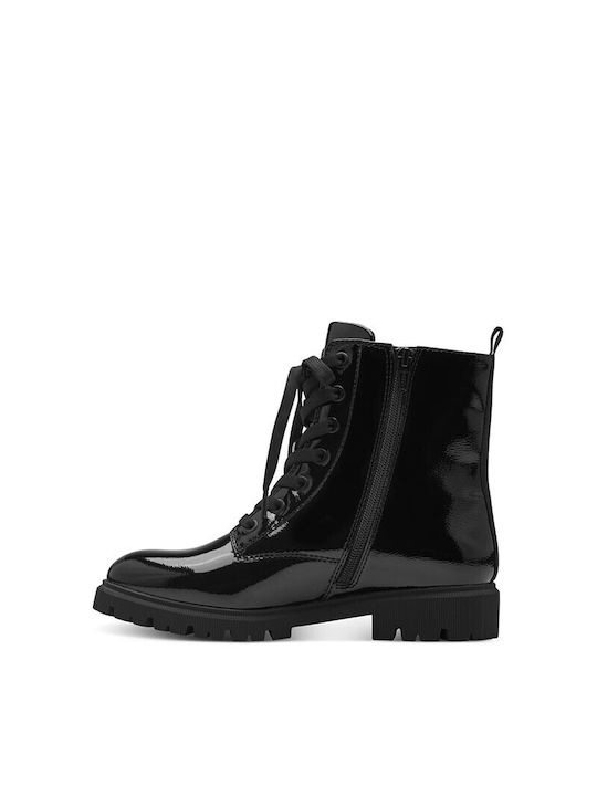 S.Oliver Women's Ankle Boots made of Patent Leather Black