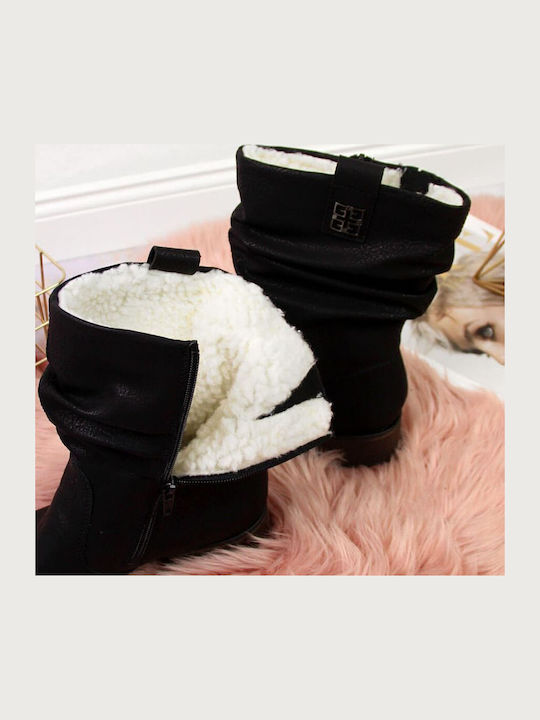 Damenstiefel Schwarz