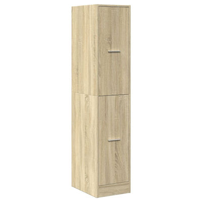 vidaXL Cabinet de coloană pentru baie pardoseală M30xL41xH144.5cm Sonoma