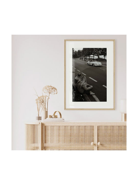 Walls Roads Rahmen Holz white frame 70x100cm
