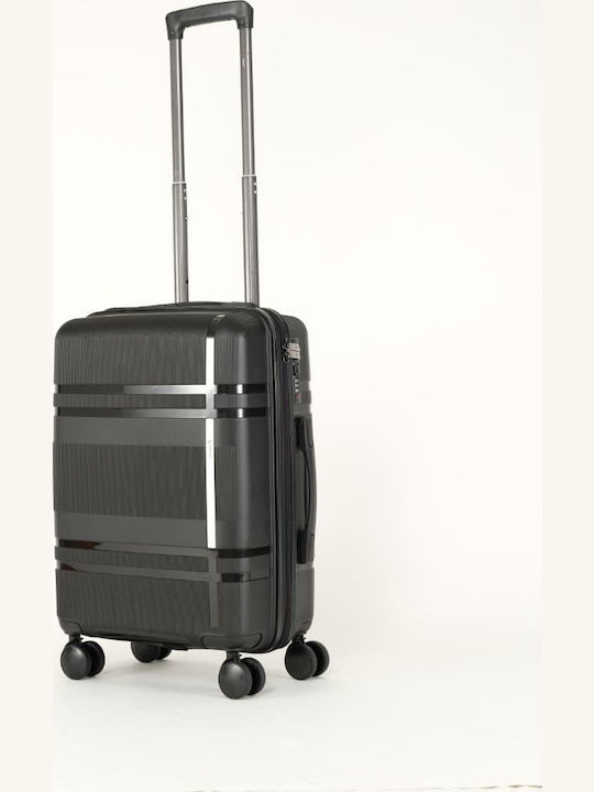 Cardinal Reise Koffer Kabine Hart Schwarz mit 4 Räder Höhe 48cm