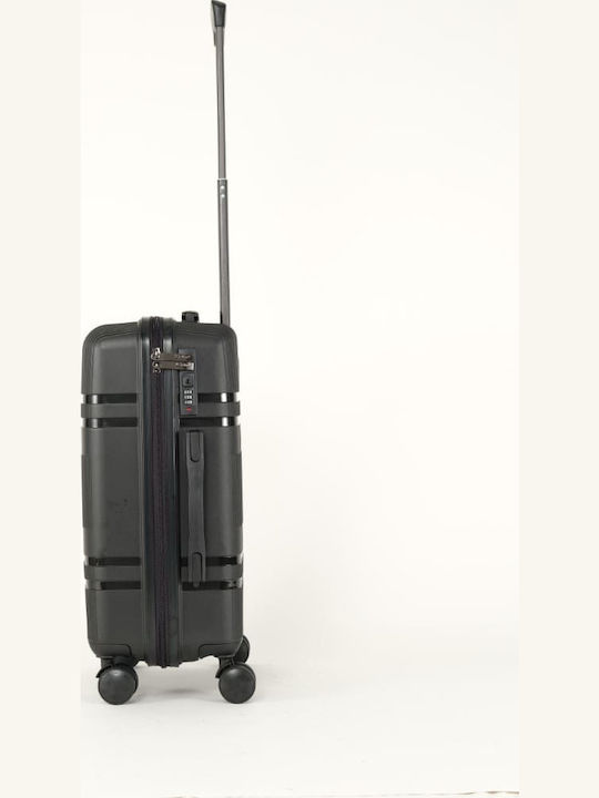 Cardinal Reise Koffer Kabine Hart Schwarz mit 4 Räder Höhe 48cm