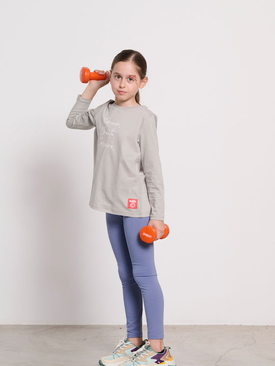 Kids Legging Sports Long Blueberry