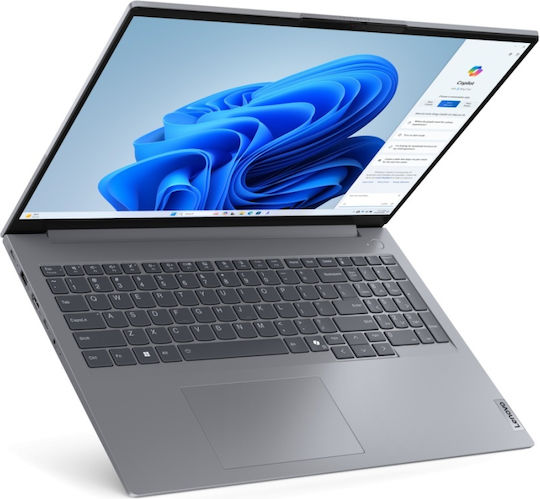 Lenovo ThinkBook 16 G7 ARP 16" IPS FHD+ (Ryzen 7-7735HS/16GB/512GB SSD/No OS) Arctic Grey (International English Keyboard)
