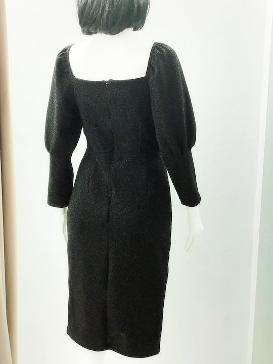 Primo Midi Dress Black