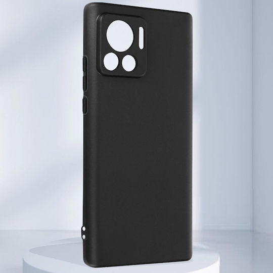 Калъф Motorola Edge 30 Ultra Силиконов Матово Покритие Устойчив на Петна Черен