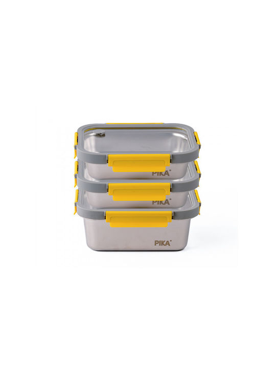 Pika Behälter Lunchbox Inox Silber 800ml 1Stück
