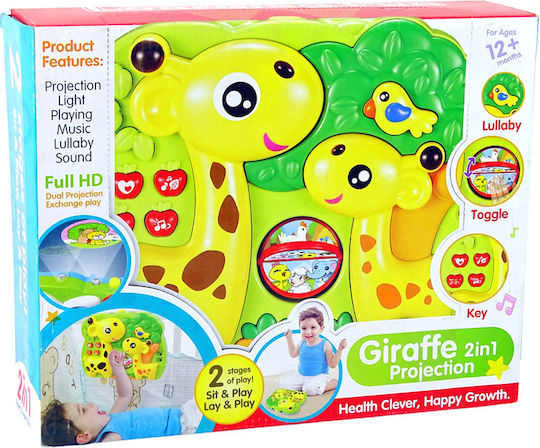 Lean Toys Mobile for Cot with Music and Projector for 0++ Months