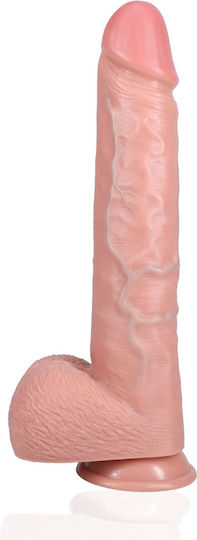 Shots Ρεαλιστικό Dildo με Όρχεις και Βεντούζα 35cm