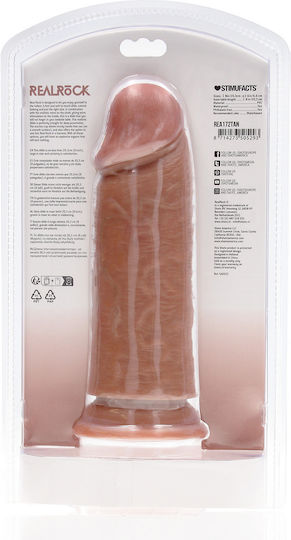 Shots Realistisches Dildo mit Saugnapf Braun 20cm