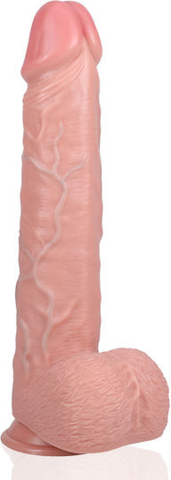 Shots Ρεαλιστικό Dildo με Όρχεις και Βεντούζα 35cm