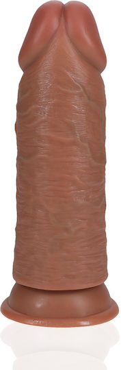 Shots Realistisches Dildo mit Saugnapf Braun 20cm