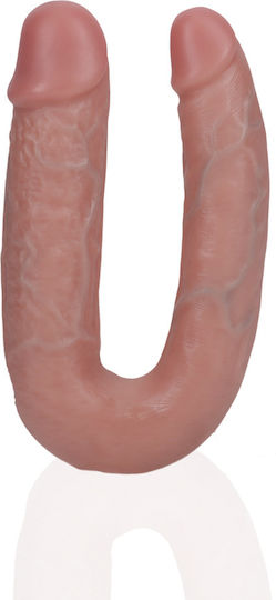 Shots Διπλό Dildo Flesh 15cm