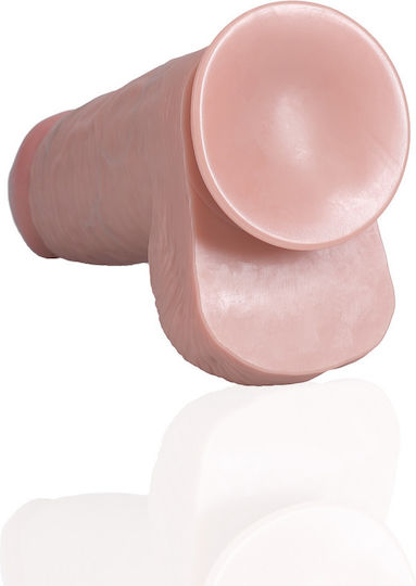 Shots Ρεαλιστικό Dildo με Όρχεις και Βεντούζα Flesh 20cm