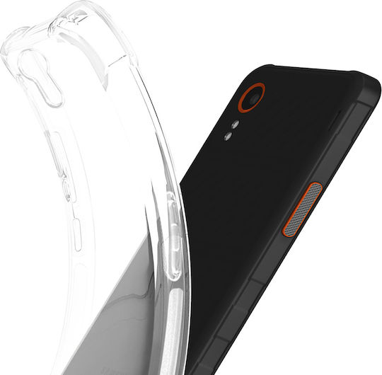 Akashi Hülle Samsung Galaxy Xcover 7 Soft Touch Stoßfeste Ecken Transparent