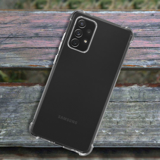 Protective Cover Samsung Galaxy A72 Flexible Shockproof Corners Akashi Clear