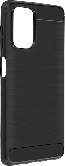 Cover Samsung Galaxy A32 5g Silicone Brushed Aluminum Effect Black