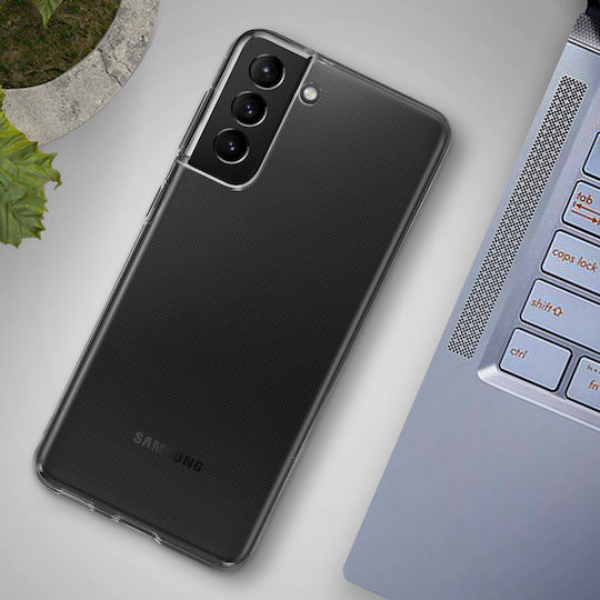 Калъф Samsung Galaxy S21 Plus Силиконов Тънък Лек Akashi Прозрачен