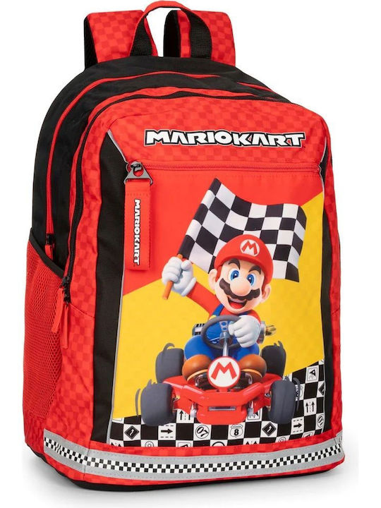 Super Mario Mariokart Red Student Backpack