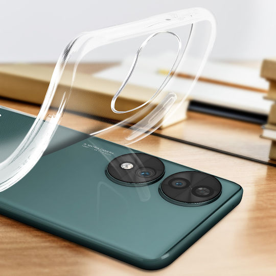 Honor 70 Hülle Silikon Gel Flexibel Dünn Leicht Bigben Transparent