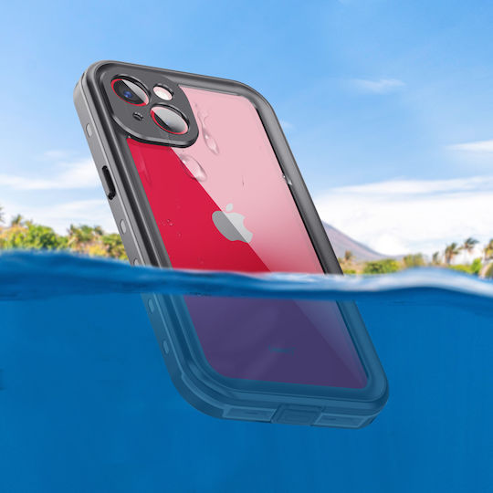 Complete Case for iPhone 13 Mini Waterproof IP68 Redpepper Transparent Contour