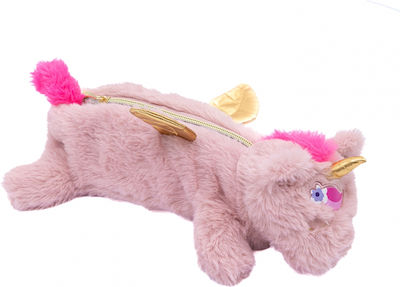 Penar simplu fără accesorii Astrabag Fluffy Unicorn 20 x 14 x 3,5 cm