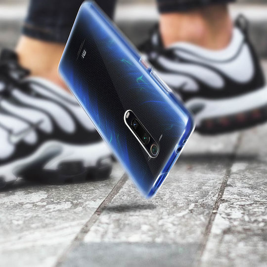 Carcasă Xiaomi Mi 9t Rezistentă la Pete Subțire și Flexibilă Alb Înghețat