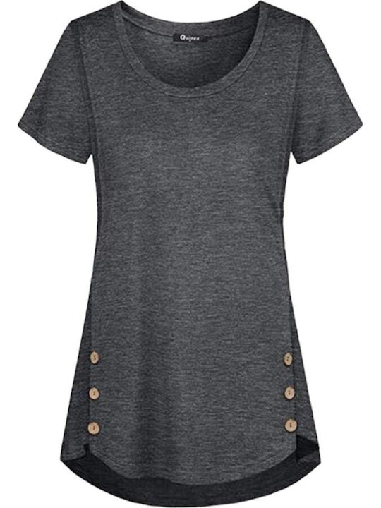 Queen Mother Maternity T-Shirt Dark Gray
