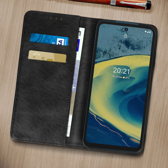 Folio-Hülle Nokia Xr20 Video-Ständer Schwarz