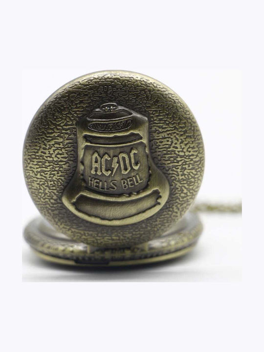 Ρολόι Τσέπης Ac Dc Χρυσή Απόχρωση Αλυσίδα Ac Dc Pocket Watch In Gold Tone Chain Molfs Ρολόι Τσέπης Ac Dc Χρυσή Απόχρωση Αλυσίδα Ac Dc Pocket Watch In Gold Tone Chain Molfs