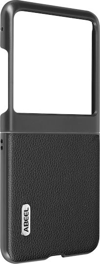 Abeel Leather Case Motorola Razr 40 Ultra Leather Abeel Collection Black