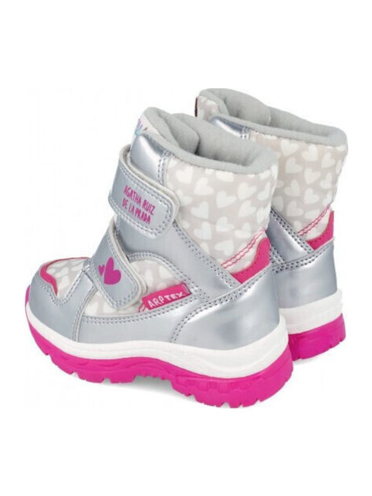 Kids Snow Boots Silver