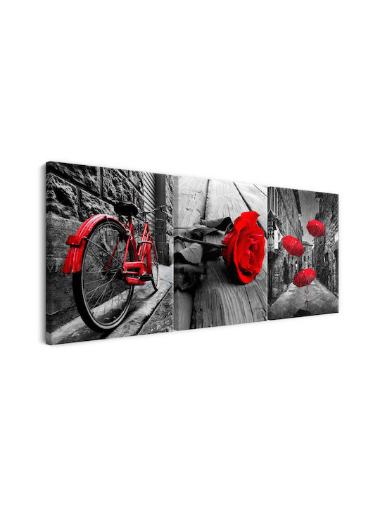 Naklejkomania Dreifach Gemälde auf Leinwand 60x120cm