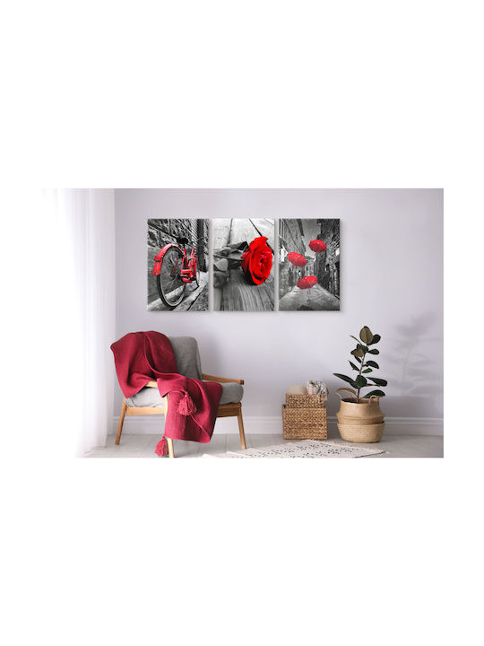 Naklejkomania Dreifach Gemälde auf Leinwand 60x120cm