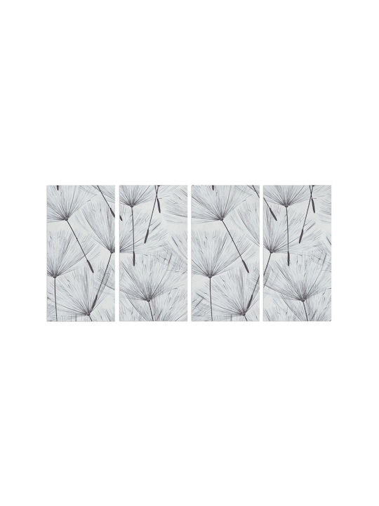 Naklejkomania Fourfold Painting on Canvas 60x120cm