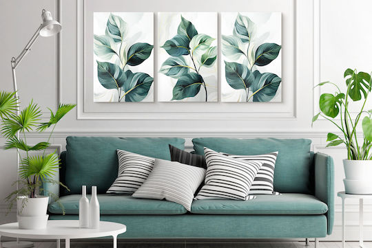 Naklejkomania Dreifach Gemälde auf Leinwand 60x120cm