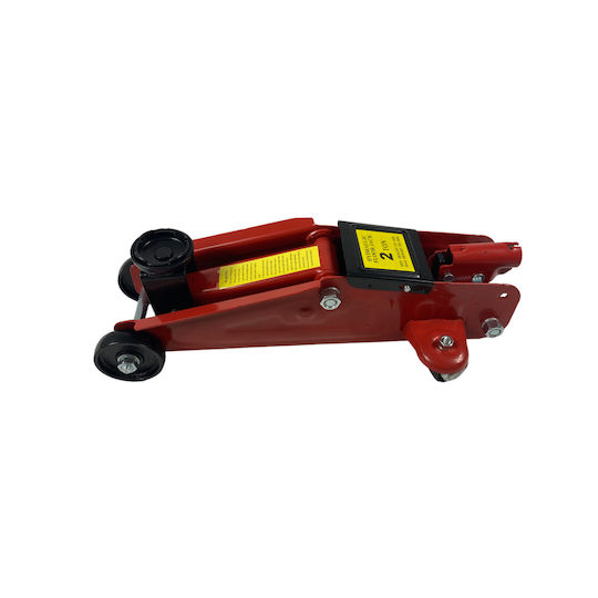 Hydraulic Carriage Jack with Lifting Capacity up to 33cm and Weight Capacity up to 2 Tons