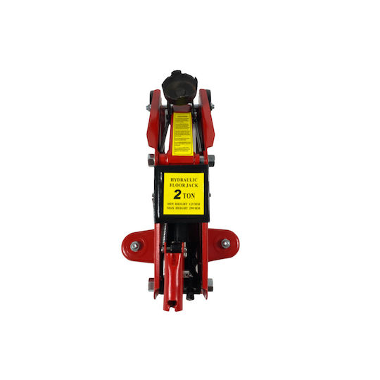 Hydraulic Carriage Jack with Lifting Capacity up to 29.5cm and Weight Capacity up to 2 Tons