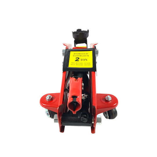 Hydraulic Carriage Jack with Lifting Capacity up to 29.5cm and Weight Capacity up to 2 Tons