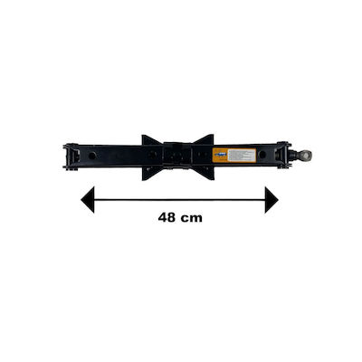 Hand Operated Scissor Jack for Weight Capacity up to 2.5 Tons