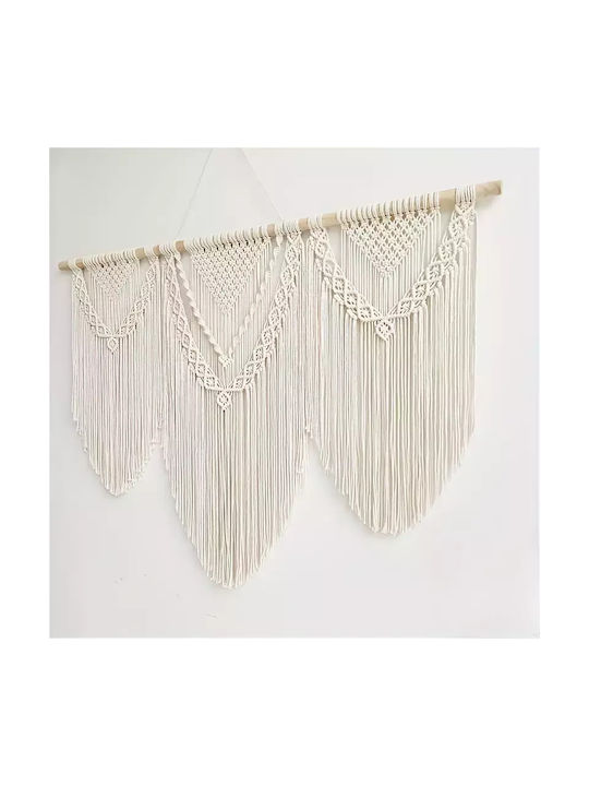 Hanging Decorative Macrame made of Fabric 110x81cm 1pcs