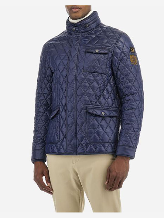 La Martina Herren Jacke Lässig Dark Blue