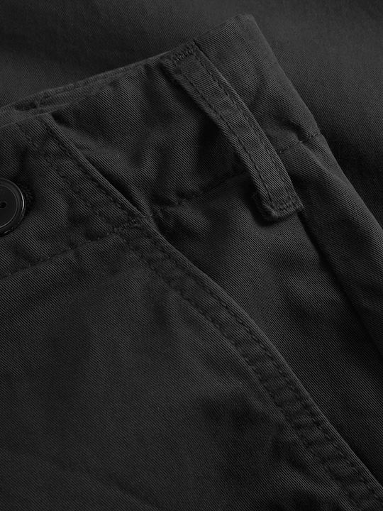 Pantaloni Elastic cu Croială Normală Black (Black)